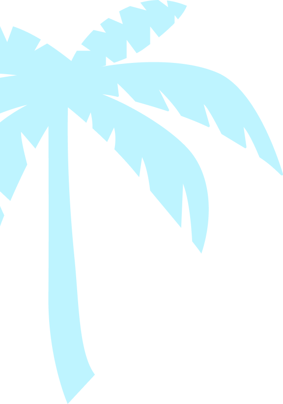 Palmier Bleu Illustration